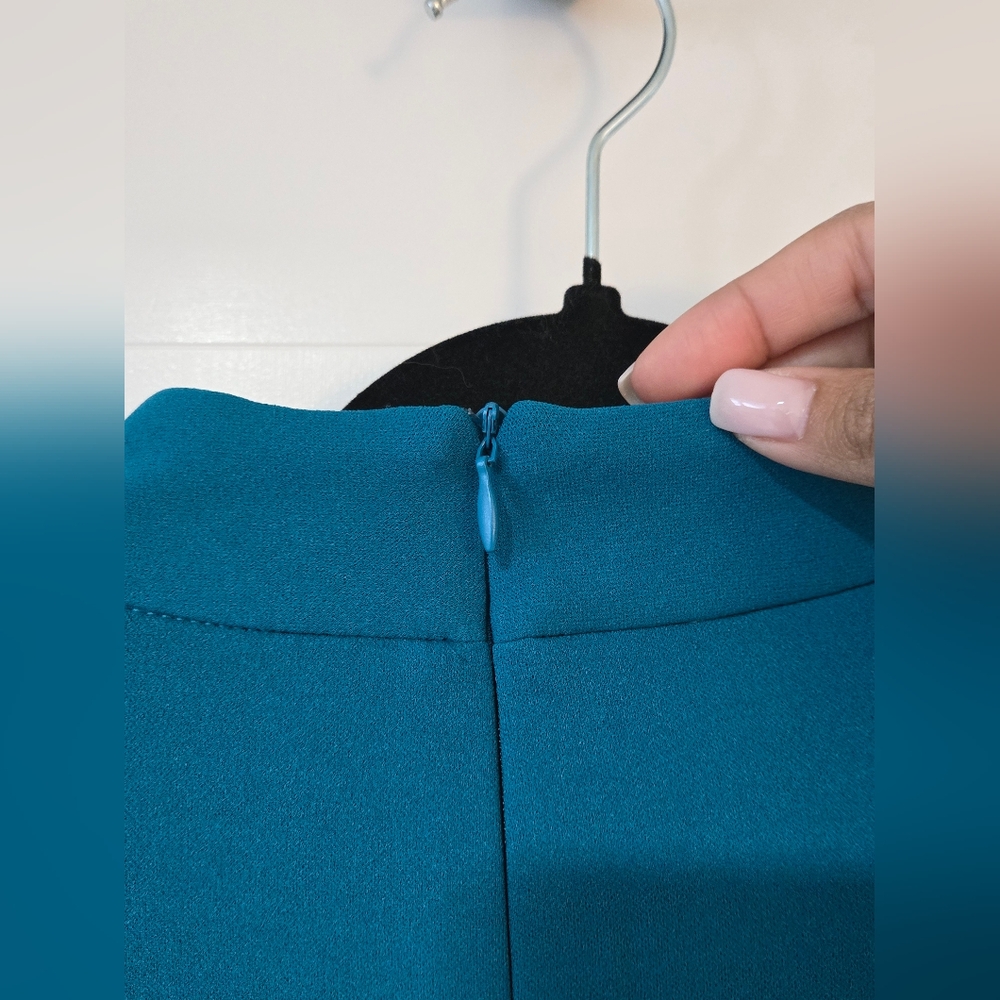 Professional Teal Dress - Picture 8 of 10